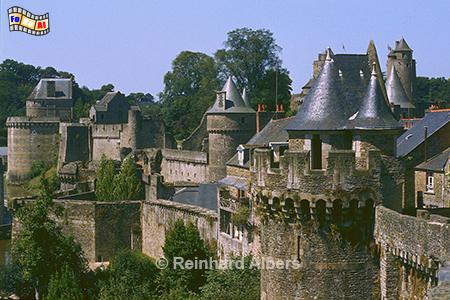 Foug�res - Festungsanlage, Bretagne, Foug�res, Festung, Albers, Foto, foreal,