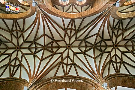 Gewlbe in Brigttenkirche, Polen, Danzig, Gdańsk, Altstadt, Brigittenkirche, Albers, Foto, foreal