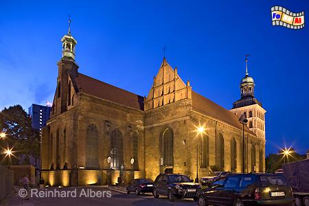 Die 1514 vollendete Brigittenkirche erlangte 1980 im Zusammenhang mit der Gewerkschaft Solidarność groe Bekanntheit., Polen, Danzig, Gdańsk, Brigittenkirche, Gewerkschaft, Solidaritt, Solidarność, Albers, Foto, foreal 
