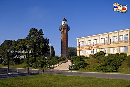 Leuchtturm in Neufahrwasser (Nowy Port), Polen, Danzig, Gdańsk, Leuchtturm, Latarnia, Neufahrwasser, Nowy, Port, Albers, Foto, foreal