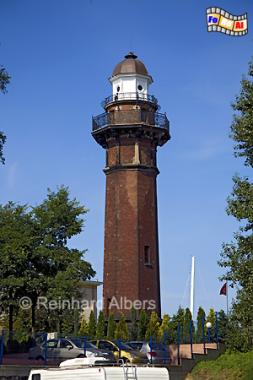 Leuchtturm in Neufahrwasser (Nowy Port), Polen, Danzig, Gdańsk, Leuchtturm, Latarnia, Neufahrwasser, Nowy, Port, Albers, Foto, foreal