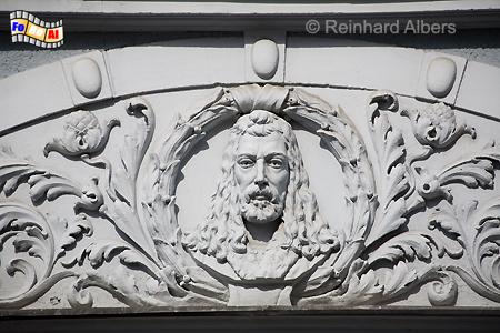 Rechtstadt - Fassadendetail, Polen, Danzig, Gdańsk, Rechtstadt, Kohlengasse, Albers, Foto, foreal