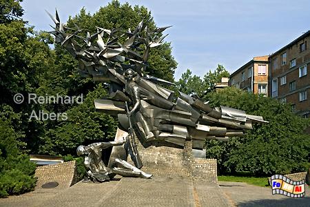 Denkmal fr die Verteidiger der Polnischen Post am 1. September 1939., Polen, Danzig, Gdańsk, Polnische, Post, Verteidiger, Altstadt, Albers, Foto, foreal