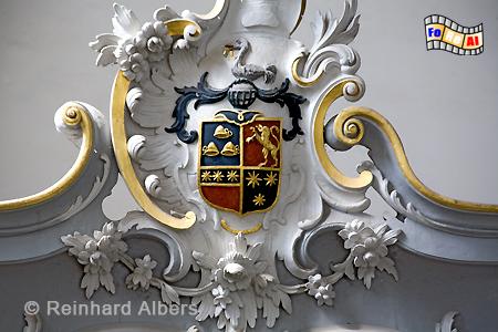 Wappen am Uphagen-Grabmal in der Peter-und Paulkirche, Polen, Danzig, Gdańsk, Vorstadt, Kirche, Peter- und Paulkirche, Albers, Foto, foreal