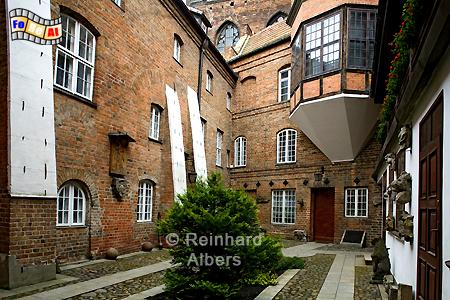 Knigliche Kapelle Innenhof, Polen, Danzig, Gdańsk, Rechtstadt, Kapelle, Kaplica, Albers, Foto, foreal