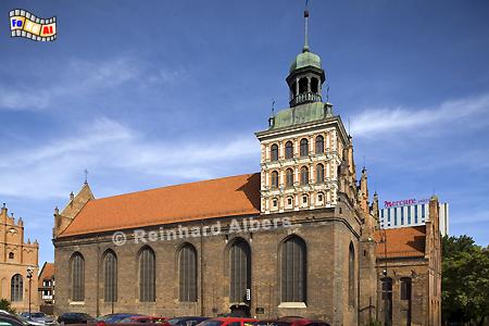 Brigittenkirche in der Altstadt., Polen, Danzig, Gdańsk, Altstadt, Brigittenkirche, Albers, Foto, foreal