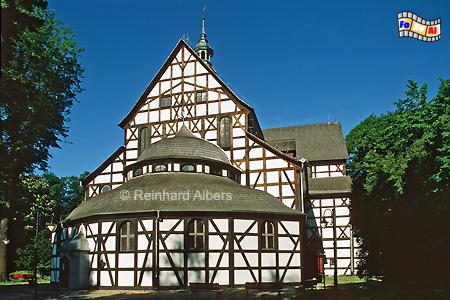 Die Friedenskirche in Świdnica (Schweidnitz) wurde 1656/57 erbaut., Polska, Polen, Schlesien, Friedenskirche, Schweidnitz, Swidnica