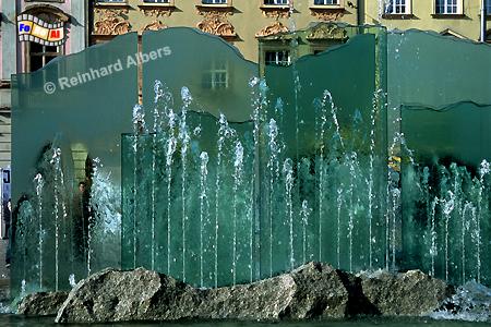 Wrocław (Breslau) - Brunnen auf dem Rynek (Ring), Polen, Polska, Breslau, Wrocław, Rynek, Ring, Brunnen