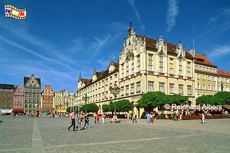 Wrocław (Breslau) - Rynek (Ring), Polen, Polska, Breslau, Wroclaw, Niederschlesien, foreal, Albers, foto, Ring, Rynek