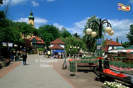Polanica Zdrj (Bad Altheide) - Kurpromenade, Polen, Polska, Schlesien, Glater Land, Polanica, Zdrj, Bad Altheide, foreal, Albers