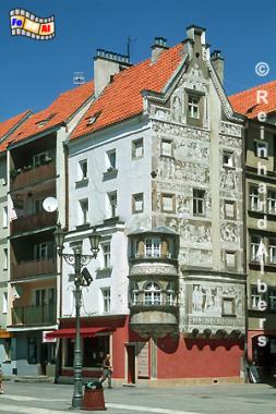 Legnica (Liegnitz) - Haus zum Wachtelkorb, Polen, Polska, Schlesien, Legnica, Liegnitz, Schloss, foreal, Albers, Foto