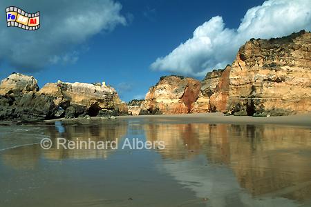 Praia da Rocha, Portugal, Algarve, Felsenkste, Praia da Rocha, Albers, Foto, foreal,