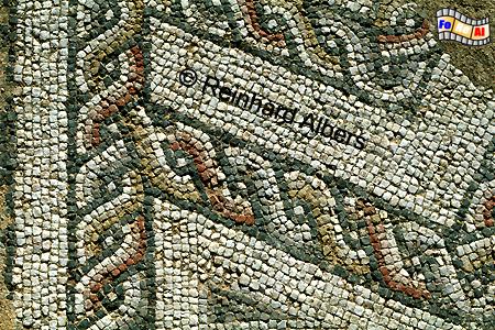 Milreu - Rmisches Bodenmosaik aus dem 4. Jh., Portugal, Algarve, Milreu, Rmer, Ruinen, Mosaik, Albers, Foto, foreal,
