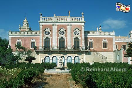Pal�cio de Estoi vor dem Umbau. Palast vom Ende des 18. Jhs., Portugal, Algarve, Estoi, Palast, Albers, Foto, foreal,