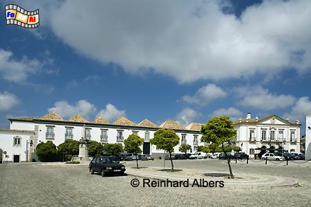 Faro: Largo da S�, Platz der Kathedrale, Portugal, Algarve, Faro, Kathedrale, Albers, Foto, foreal,