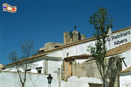 Faro - Rckseite der Kathedrale., Portugal, Algarve, Faro, Altstadt, Albers, Foto, foreal,