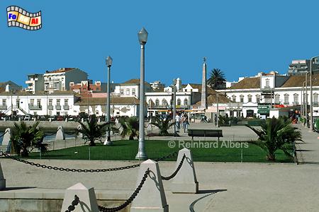 Faro - Hafenpromenade, Portugal, Algarve, Faro, Hafen, Albers, Foto, foreal,