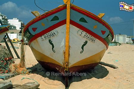 Fischerboot am Strand von Armao de Pra., Portugal, Algarve, Armao de Pra, Fischerboot, Strand, Albers, Foto, foreal,