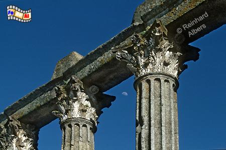 Evora - Tempel aus der Rmerzeit., Portugal, Alentejo, Evora, Tempel, Foto, Albers, foreal,
