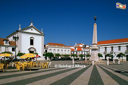 Vila Real de Santo Ant�nio - Pra�a do Marqu�s de Pombal, Portugal, Algarve, Vila, Real, Santo, Antonio, Foto, Albers, foreal,