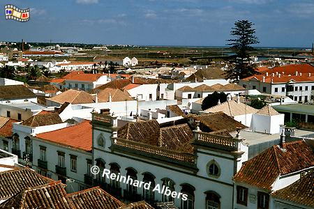 Blick auf Tavira, Portugal, Algarve, Tavira, Gilo, Rio, Albers, Foto, foreal,