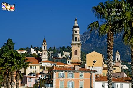 Menton an der C�te d Azur, Frankreich, France, Menton, C�te, Azur, foreal, Albers, Bild, Foto