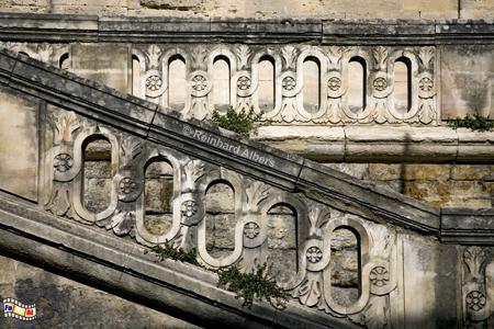 Uzs - Treppengelnder, Frankreich, France, Provence, Uzs, foreal, Albers,