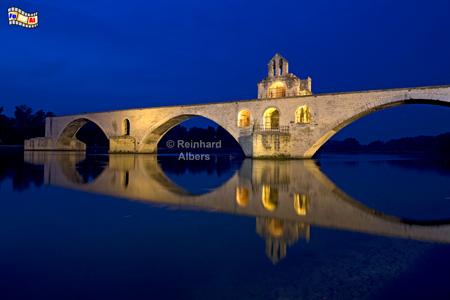 Avignon - Pont Saint-Bnzet, Frankreich, France, Avignon, Pont, Brcke, Bnzet, Albers, foreal, Foto, Bild