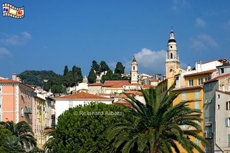 Menton an der Cte d Azur, Frankreich, France, Menton, Cte, Azur, foreal, Albers, Bild, Foto