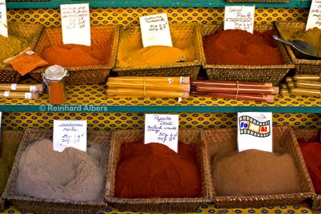 Nizza - Cours Saleya Markt Gewrze, Frankreich, France, Cte, Azur, Nizza, Cours Saleya, foreal, Albers, Foto,