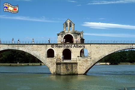 Avignon - Pont Saint-Bnzet, Frankreich, France, Avignon, Pont, Brcke, Bnzet, Albers, foreal, Foto, Bild