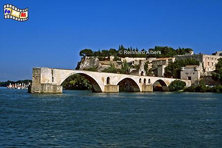 Avignon - Pont Saint-Bnzet, Frankreich, France, Avignon, Pont, Brcke, Bnzet, Albers, foreal, Foto, Bild