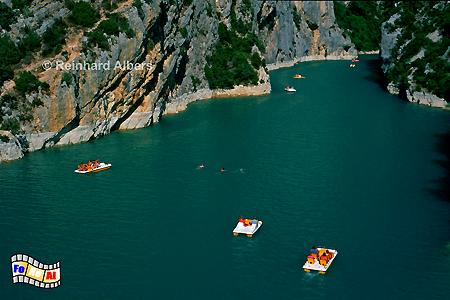 Gorges du Verdon am �bergang in den Lac de Sainte Croix, Frankreich, France, Provence, Gorges, Verdon, Schlucht, foreal, Albers, Bild, Foto
