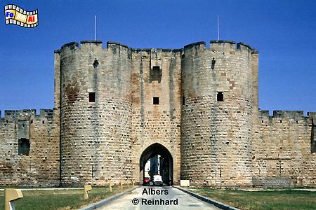 Aigues Mortes - Stadttor, Frankreich, France, Camargue, Aigues, Mortes, foreal, Albers, Foto, Bild, Stadttor, Rempart