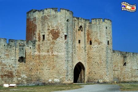 Aigues Mortes - Stadttor, Frankreich, France, Camargue, Aigues, Mortes, foreal, Albers, Foto, Bild, Stadttor, Rempart