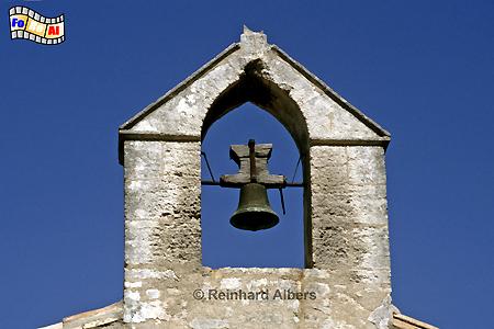 Les Baux - Glockenturm der Capelle des Pnitants Blancs, Provence, Frankreich, France, Lex Baux, Chapelle, Glockenturm, Pnitants, foreal, Albers