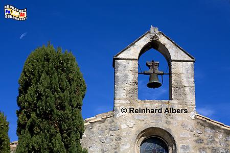 Les Baux - Glockenturm der Capelle des Pnitants Blancs, Provence, Frankreich, France, Lex Baux, Chapelle, Glockenturm, Pnitants, foreal, Albers