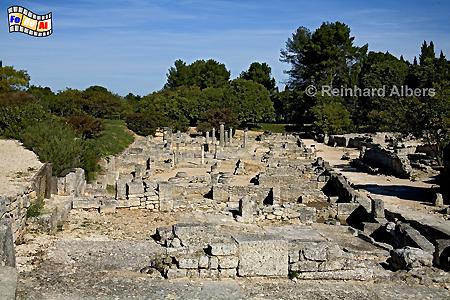 Antike Ausgrabungsst�tte von Glanum bei Saint-R�my-de-Provence, Frankreich, France, Provence, Glanum, R�mer, Griechen, foreal, Albers