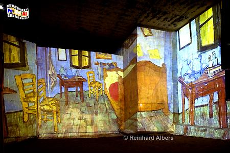 Van-Gogh-Show in der Cathdrale d images bei les Baux., Frankreich, France, Provence, Baux, Gogh, images, foreal, Albers