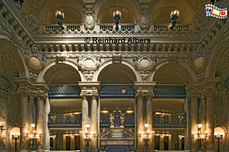 Op�ra Garnier, Treppenhaus, Frankreich, France, Paris, Op�ra, Oper, Garnier, Albers, foreal,