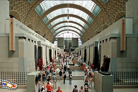 Gare d'Orsay als Museum der Kunst des 19. Jahrhunderts., Paris, Gare, Orsay, Museum, Kunst, Albers, Foto, foreal,