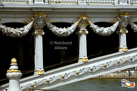 Pont Alexandre III, Frankreich, France, Paris, Pont, Alexandre III, Brcke, Albers, foreal,