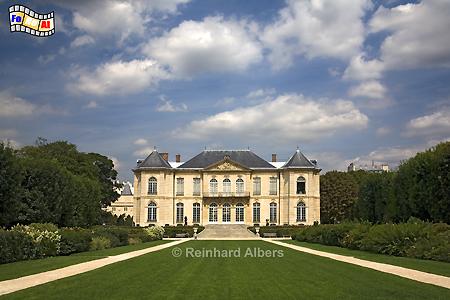 Rodin-Museum - Parkseite, Frankreich, France, Paris, Rodin, Museum, foreal, Albers