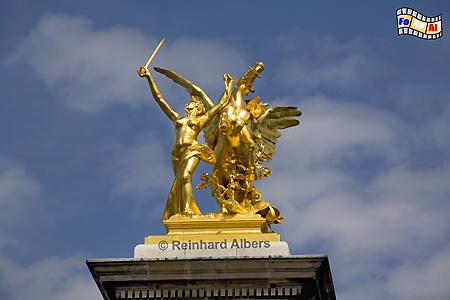 Pont Alexandre III, Frankreich, France, Paris, Pont, Alexandre III, Grand Palais, Albers, foreal,