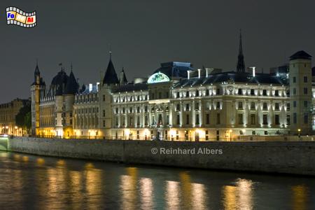 Conciergerie, Paris, Seine, Conciergerie, Albers, Foto, foreal,