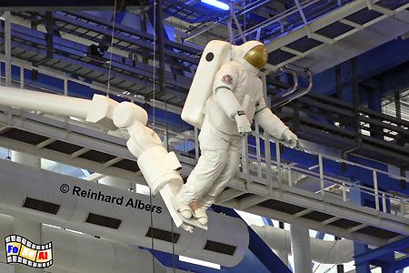 Weltraumabteilung in der Cit� des Scienes et de l Industrie., Frankreich, France, Paris, Cit�, Sciences, Industrie, Weltraum, Albers, foreal,