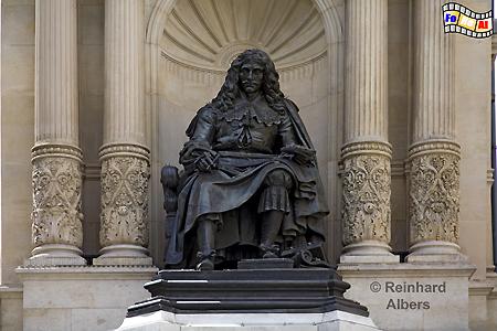 Moli�re-Brunnen, Frankreich, France, Paris, Moli�re, Brunnen, Fontaine, Albers, foreal,