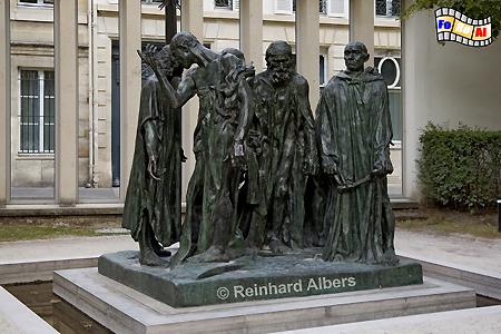Die Brger von Calais von Auguste Rodin, Frankreich, France, Paris, Rodin, Brger von Calais, foreal, Albers,
