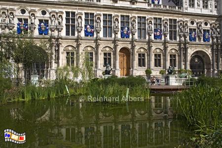 Htel de Ville - Rathaus, Frankreich, France, Paris, Rathaus Htel de Ville, Albers, foreal,