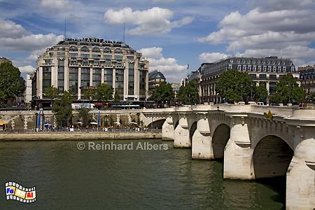 Pont Neuf , Paris, Seine, Pont neuf, Samaritaine, Albers, Foto, foreal,